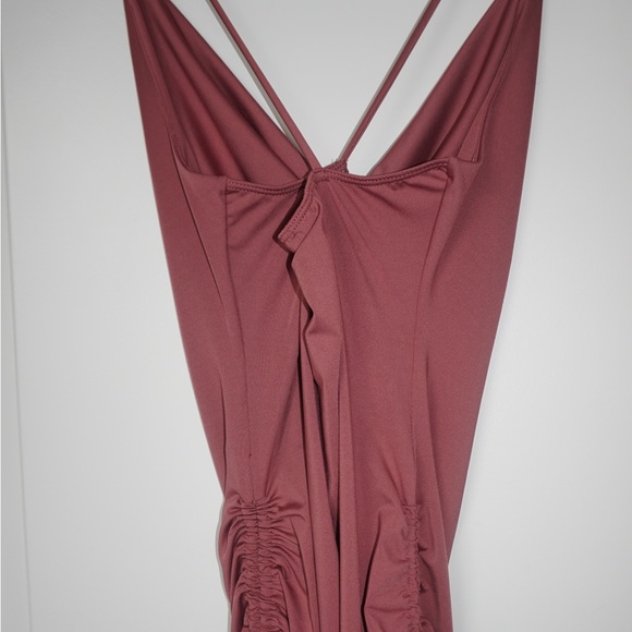 FN Know Your Worth Ruched Dress - Mauve - Picture 5 of 9